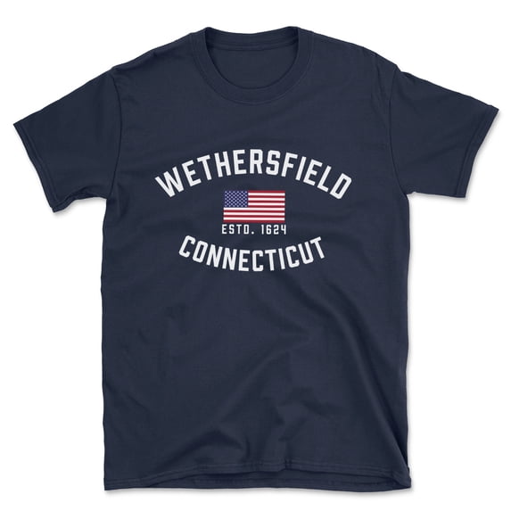Wethersfield Connecticut Patriot Men's Cotton T-Shirt