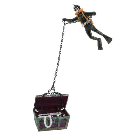 Aquarium Decorations, Fish Tank Treasure Box Aquarium Bubbler For Make Your Fish Tank More Stylish For Provide Shelter For Your Fish