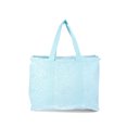 thumbnail image 2 of No Boundaries Beach Terry Cloth Tote Bag, Teal Wave, Women's, 2 of 5