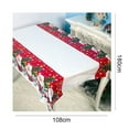 thumbnail image 6 of Christmas Tablecloths Rectangular Waterproof,New Christmas Decoration PVC Tablecloth Christmas Table,Plastic Table Cloth Disposable Rectangle,Table Cover Cloth, 6 of 8