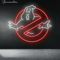 thumbnail image 2 of Glowneon Ghost Prohibited Neon Sign, Ghost Prohibited Led Sign, Symbol Prohibited Neon Led, 2 of 4