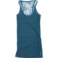 thumbnail image 1 of Camiseta sin mangas Ecko Unltd. con espalda cruzada y encaje acanalado para mujer azul mediana, 1 of 1