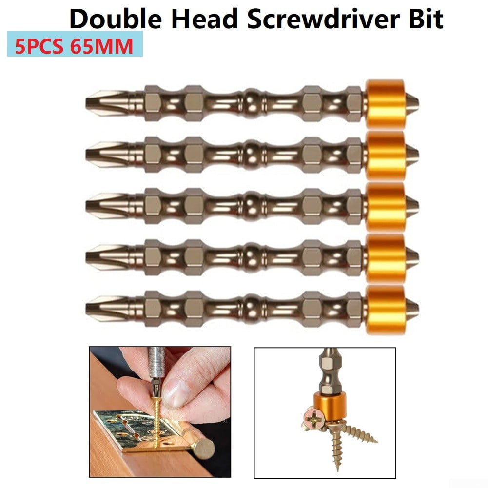 5PCS Multicolored Magnetic Screw Driver Bit 65MM Screwdriver Bits Drill Set