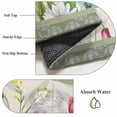 thumbnail image 6 of Spring Flowers Entryway Rug 2'x3'&nbsp; Non Slip Front Door Mats, Retro Boho Botanical Florals Butterfly Entrance Rugs Indoor Outdoor Carpet, Washable Floor Mats Small Area Rug for Bedroom Kitchen, 6 of 8