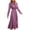 Purple, variant on mtvxesu Womens Dresses, Fashion Women Spring Sexy Casual V-Neck Solid Long Leeve Dress Midi Dresses