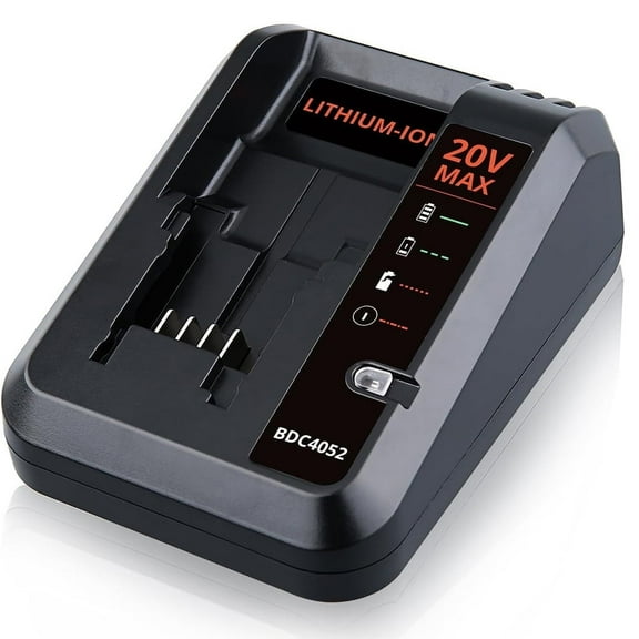 20V PCC692L Lithium Battery Charger Compatible with Porter Cable 20V Battery PCC681L PCC685L PCC692L and Compatible with Black & Decker 20V Battery LBXR20 LB2X4020