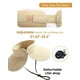 thumbnail image 3 of Sombrero con visera solar FURTALK para mujer, paja, ala ancha, plegable, 3 of 7