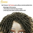 thumbnail image 2 of QUEENTAS Dreadlock Wigs for  Women and Men Braiding Hair Synthetic Blonde Wigs Faux Locs Twist Wigs Cruly Wigs, 2 of 8