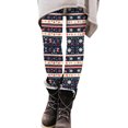 thumbnail image 2 of Christmas Leggings for Women Elastic High Waist Slim Fit Workout Yoga Pants Festive Print Holiday Leggings, 2 of 5