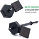 thumbnail image 4 of Resin Animal Lamp, Solar Lamp Outdoor, Creative Owl Lawn Lamp Waterproof Solar Led Lights - Home Garden Decorative Night Light(not Include Battery), B, 4 of 5