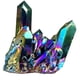 thumbnail image 4 of Piedra de cristal de arcoíris de colores naturales, cristal de roca Natural, geoda, espécimen de piedra, decoración del hogar, 4 of 8