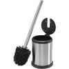 Bath Bliss Stainless Toilet Brush with Closing Lid