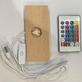 thumbnail image 5 of eletriace Wood Light Display Base (Rectangl-Multiple Colors Light), 5 of 5