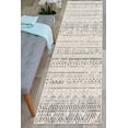 thumbnail image 3 of Rugshop Bohemian Design Geometric Area Rug, 2` x 7`, Gray, 3 of 6
