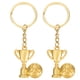 thumbnail image 1 of unbranded 2Ud Llavero Con De Trofeo De Fútbol En Inoxidable Dorado Para Regalo, 1 of 8