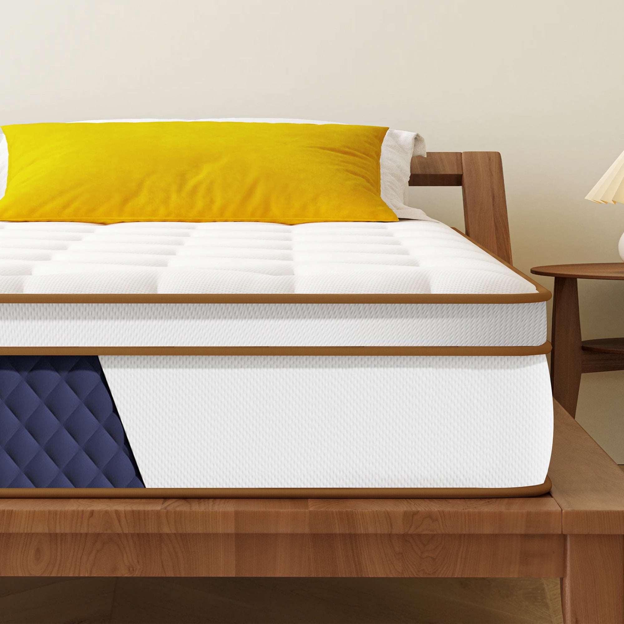 NIVROOT Twin XL Mattress 10 inch Individual Pocket Spring and Foam Hybrid Mattress