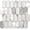 Glossy Carrara White, variant on Long Hexagon Peel and Stick Backsplash Tile - 10 Sheets Stick on Backsplash for Kitchen and Bathroom 12.4 x 12 Inch Glossy Carrara White PVC Self Adhesive Mosaic Wall Tiles