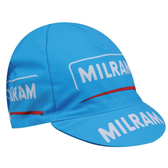 Milram Men's Pro Team Retro Euro Cycling Cap Hat
