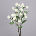 thumbnail image 7 of Artificial Allium Ball Flowers Bouquet Faux Floral Arrangement Tall Pom Pom Fake Greenery Stems for Home Tabletop Vase Decor, 7 of 7