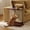 Cherry, variant on BOSHIRO Cat Scratch Couch Side Table, Couch Protector from Cat Claws, Sofa Narrow End Table with Natural Sisal Cat Scratch Panel for Living Room, Right