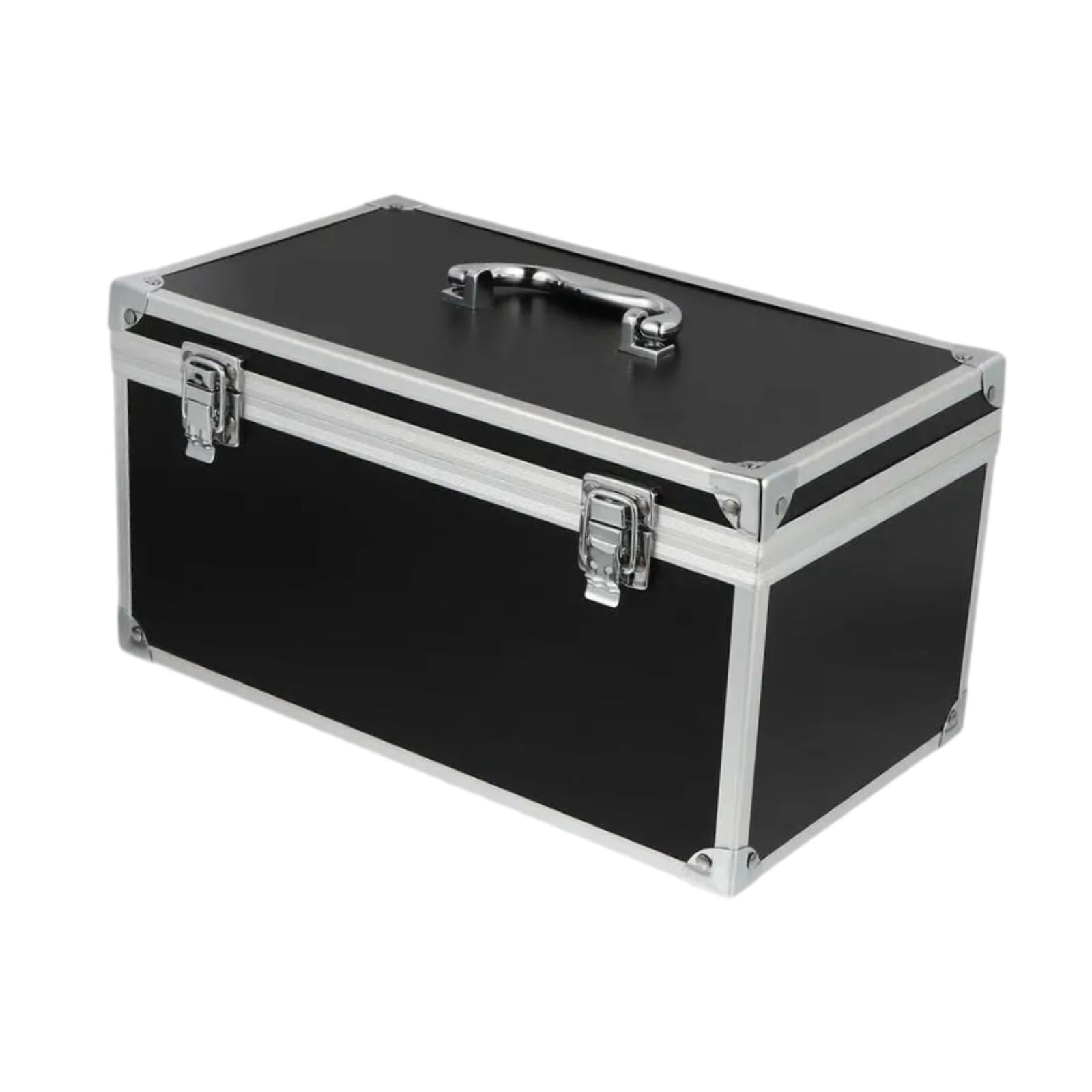 oshhni Aluminum Alloy Tool Box Professional Versatile Dustproof Hard Case Tool Case 29cmx16cmx15cm