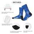 thumbnail image 4 of Bingfone Compression Socks for Women and Men Long Socks for Running Athletic Cycling Nurse- Compass, 4 of 7