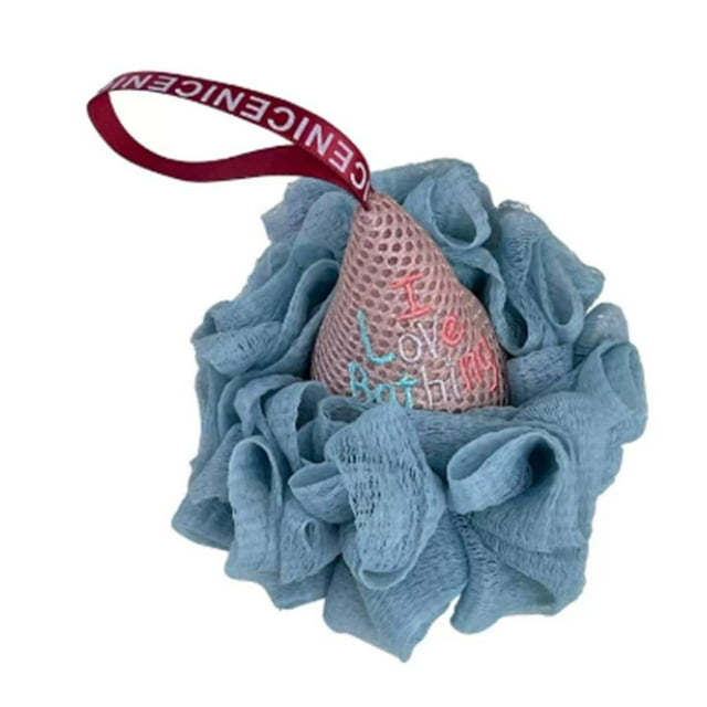 Bath Puff Shower Sponge Bath Ball Ice Cream Shape Design For Bathing Sponge