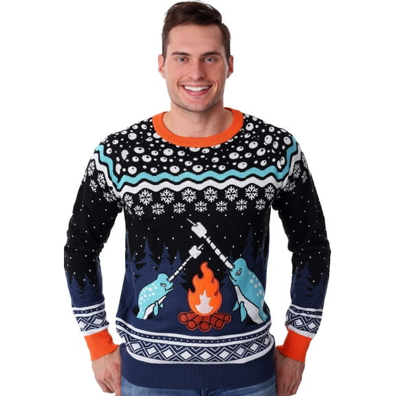 Adult's Narwhal Ugly Christmas Sweater