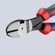 thumbnail image 2 of Alicates KNIPEX de alto apalancamiento con resorte diagonal rojo y azul, 2 of 7