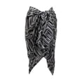 thumbnail image 1 of Ropa Playa Ocean Pacific para Mujer Pashmina Larga Estampado Geométrico Negro Talla Única, 1 of 4