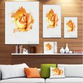 thumbnail image 3 of Yellow Rose Flower on White Back - Flower Artwork on Canvas, 3 of 4