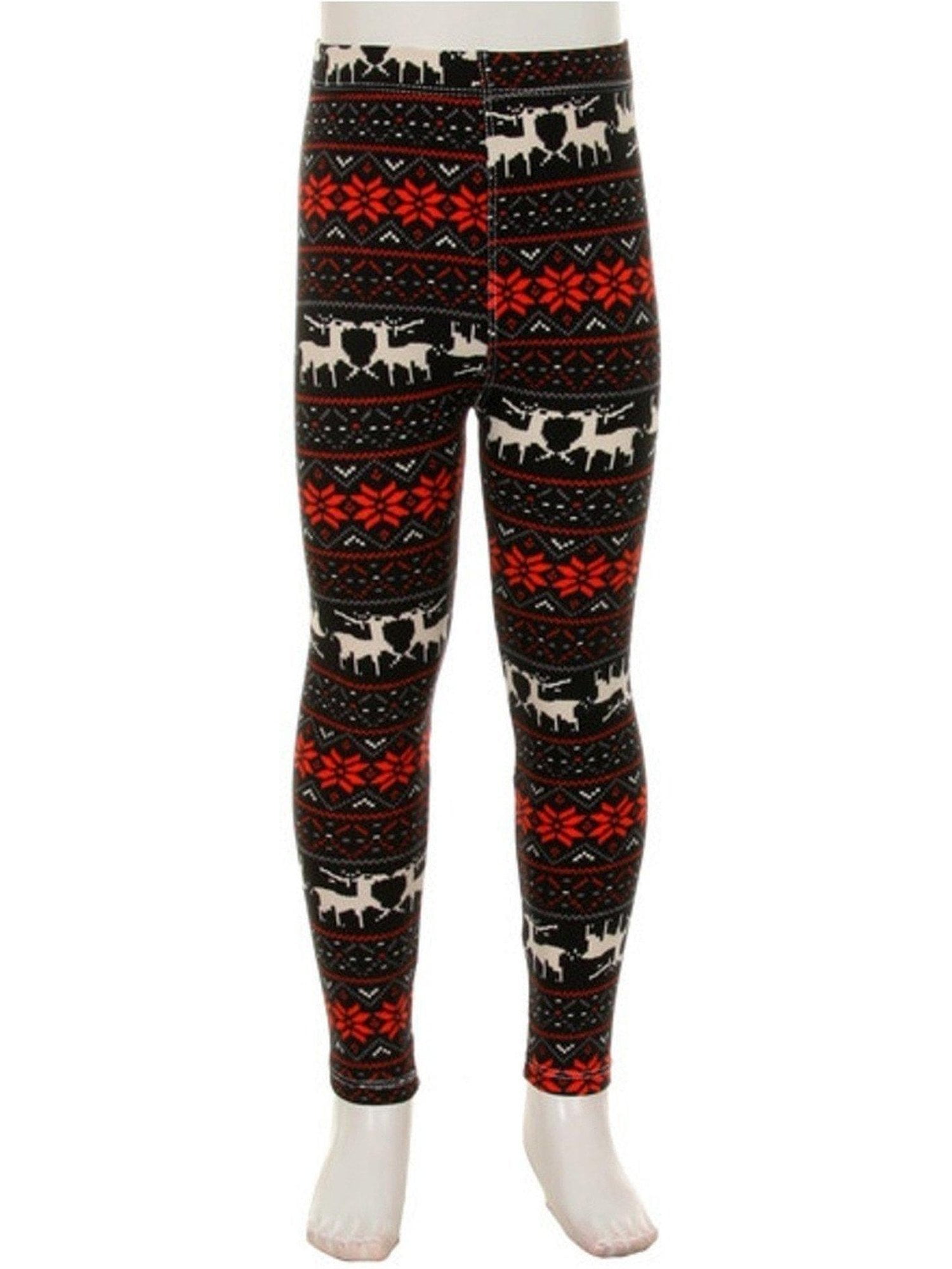 Girls reindeer leggings Clearance
