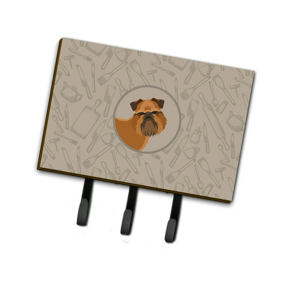 Brussels Griffon In the Kitchen Leash or Key Holder