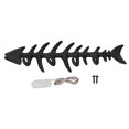 thumbnail image 4 of Fish Bone Hook Retro Old Style Cast Iron Fish Skeleton Rack With Screw For Aprons Hats Towels Pot Holders Decor, 4 of 8
