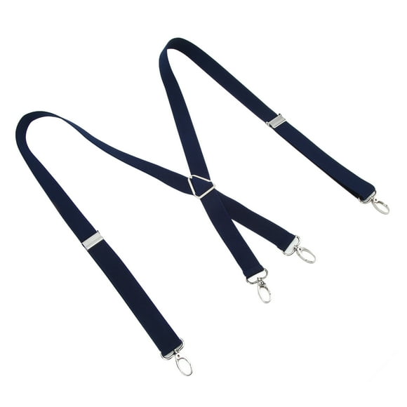 Bretelles de Pantalon, Bretelles pour Hommes Ajustement Confortable Pratique Pratique Coutures Renforcées pour Rendez-Vous pour Mariages Bleu Marine