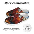 thumbnail image 6 of Disketp Halloween Pets Pumpkins Women's Men's Slippers Plush Slip-On House Slipper for Winter Indoor Soft Cushion Non-slip Fluffy Slides Slippers-37/38, 6 of 7