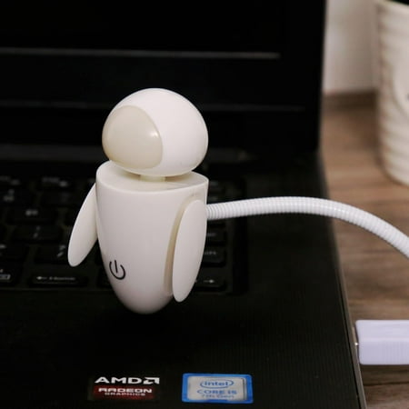 Led Usb Adorable Doll Reading Lamp Touch Control Dimmable Computer Desk Lamp With Flexible Gooseneck Wsy