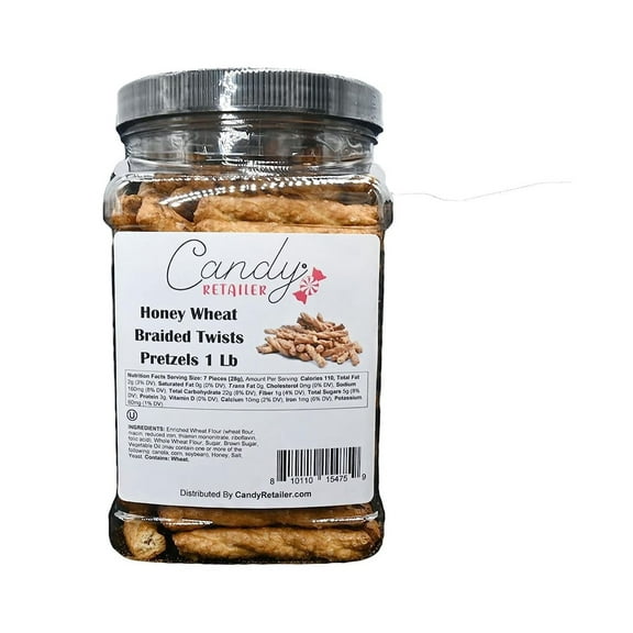 Candy Retailer Braided Twists Pretzels 1 Lb