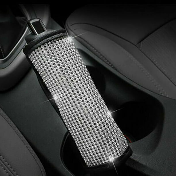 Bling Car Handbrake Cover Gear Shift Crystal Rhinestones Shiny Knob