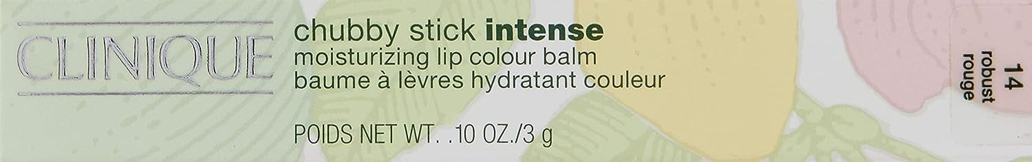 Clinique Chubby Stick Intense Moisturizing Lip Colour Balm - # 14 Robust Rouge 0.1 oz Lipstick