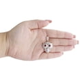 thumbnail image 6 of 14K Yellow Gold Diamond Owl Pendant Genuine Ruby Eyes 1.65" Charm 1.75 CT. T.W., 6 of 6
