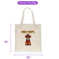 thumbnail image 5 of Firefighter Chihuahua Hero Rescue Fire Dept Fireman USA Flag Canvas Tote Bag Dog Lover Gifts Idea Reusable Shopping Grocery Bag - 02026, 5 of 5