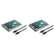thumbnail image 1 of 2X Carcasa para Disco Duro SSD de 2,5 Pulgadas A USB 3.1 Tipo C de 4 TB, Carcasa Transparente para Disco Duro Externo, Apto para UASP III para Ordenador Portátil, 1 of 7