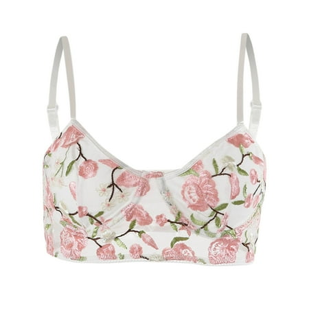 

EUHDSSDE Follure Women Sexy Fashion Lace Embroidery Fun Vest Underwear Bra