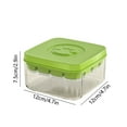 thumbnail image 3 of Clearance! Ice Moulds Mould Home Use Transparent With Lid Ice Moulds Storage Box Ice Compartment Ice Making Mould Press One Button Off Deal of The Day Return Pallets #49, 3 of 7