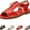 Red, variant on Women's Open-Toe Sandals with Front Zipper | Soft Sole Flats | Beach Casual Walking Shoes for Women