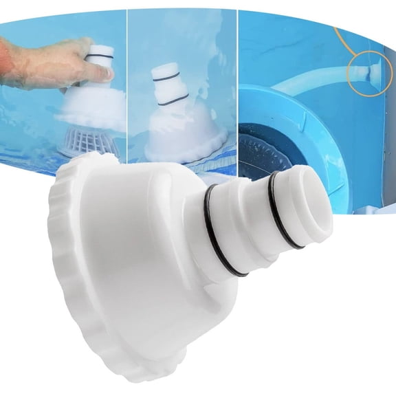 Janrevotw Vacuum Adapter Rp/Rx Skimmer Attachment, Suitable For Summer Waves Above-Ground Pools