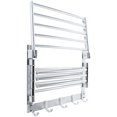 thumbnail image 6 of Fetcoi, Towel Rack Wall Mounted Aluminum Laundry Clothes Drying Rack(/Silver), 6 of 9