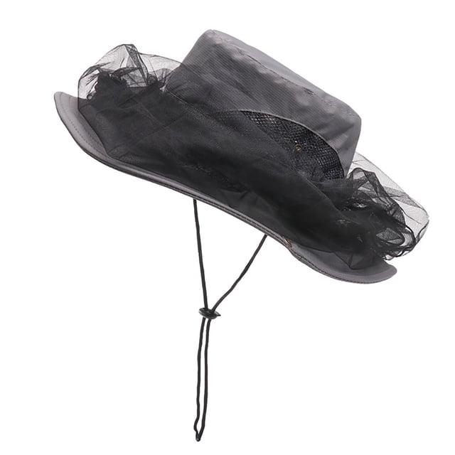 Dvkptbk Chapeau de Pêcheur Extérieur en Maille Anti-Moustique et Insectes, Chapeau de Pêcheur Multifonctionnel Protection Solaire Séchage Rapide Chapeau de Pêcheur