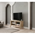 thumbnail image 2 of Farmhouse TV Stand for TVs Up to 55'' TV  Entertainment Center for Living Room, Oak, 43", 2 of 7